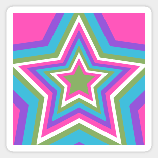 Vibrant Star Sticker